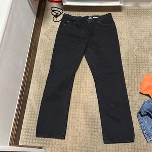 BLACK straight leg jeans